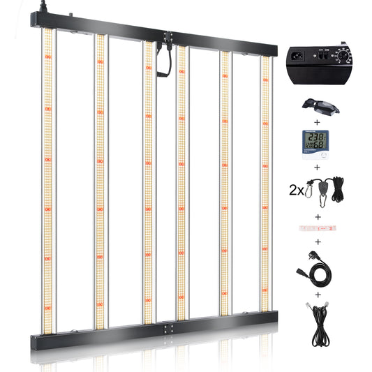 High PPFD Commercial Foldable 1000W 1200W LED Grow Light Strip 4X6 For Indoor Plants