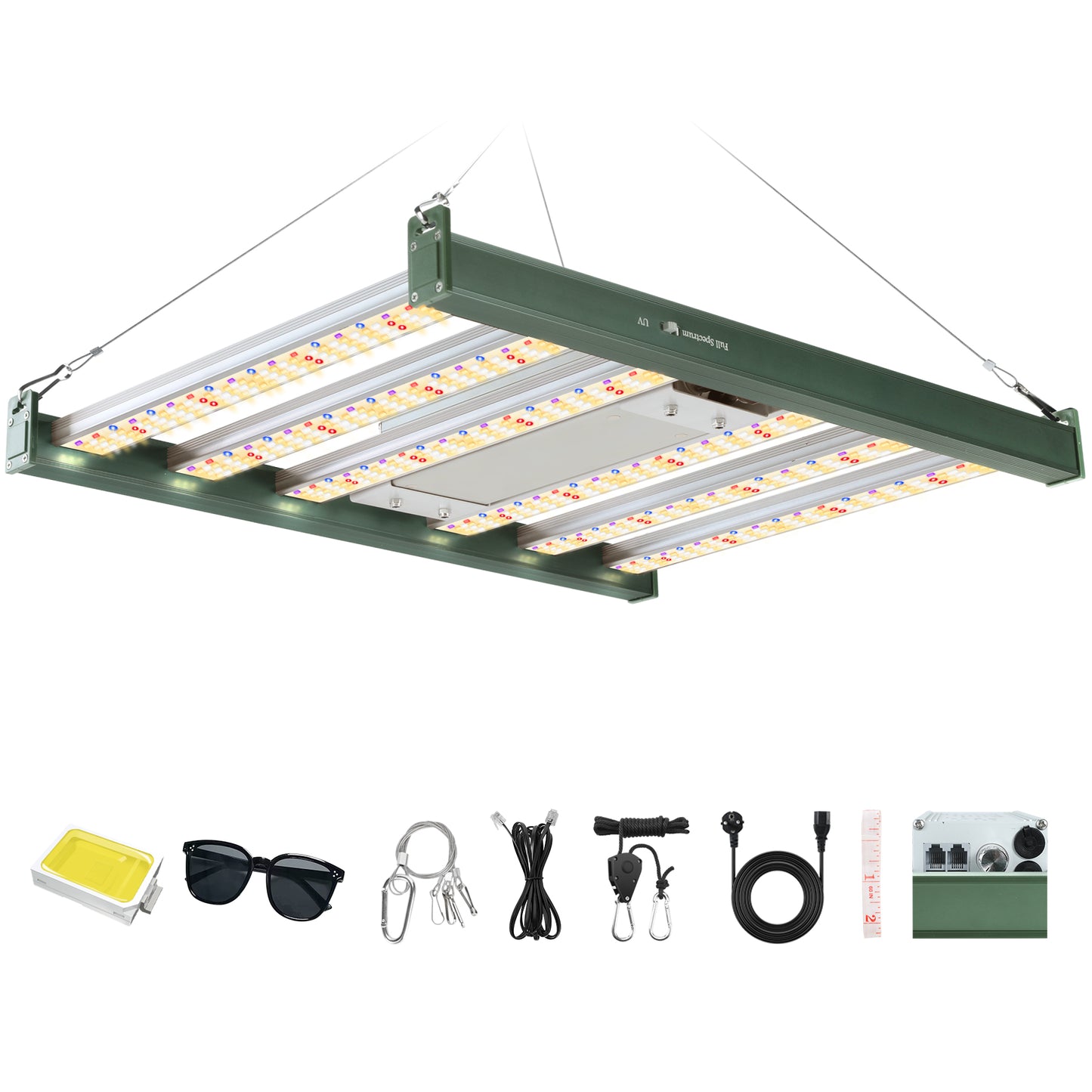 High PPFD Commercial Foldable 120W 240W 360W LED Grow Light Strip 3X3 For Indoor Plants