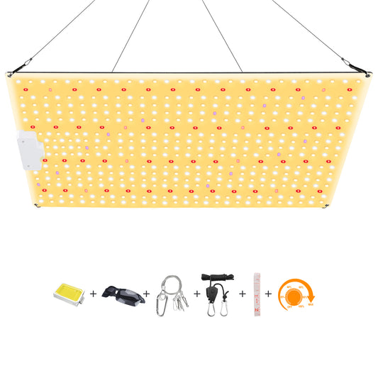 High PPFD Commercial Foldable 50W 60W 80W 100W 150W Dimming LED Grow Light 2X2 For Indoor Plants with Red UV IR Full Spectrum