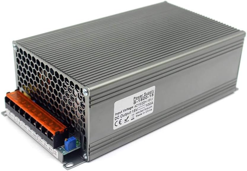 Switching Power Supply 110V 220VAC to DC 18V 83.3A 1500W Transformer Voltage Converter SMPS Constant Voltage Used for 18Volt electronics, appliances, motors, etc