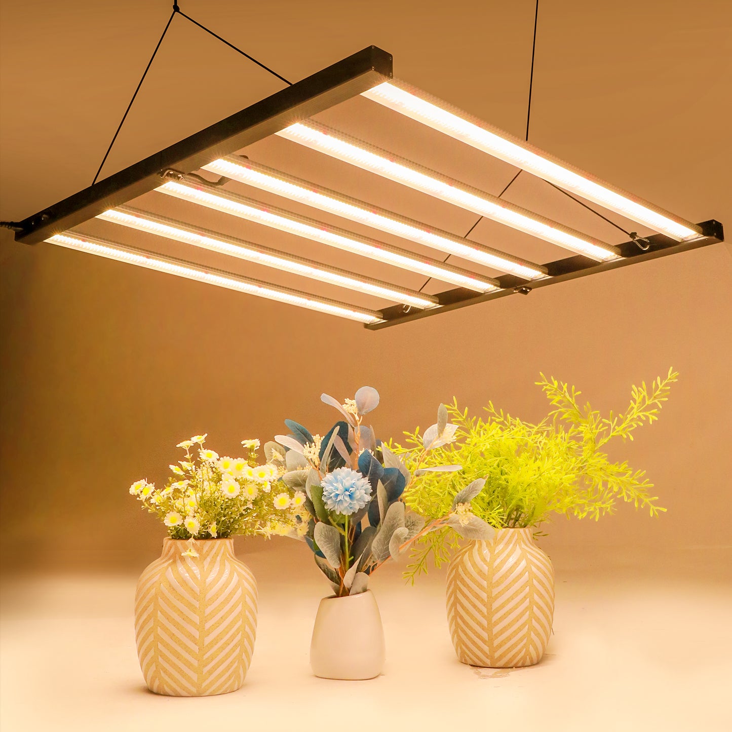 High PPFD Commercial Foldable 1000W 1200W LED Grow Light Strip 4X6 For Indoor Plants