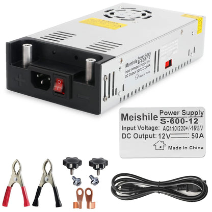 MEISHILE 600W Switching Power Supply AC to DC 12V 24V 36V 48V 60Volt Transformer Voltage Converter SMPS Constant Voltage DYI-S-600